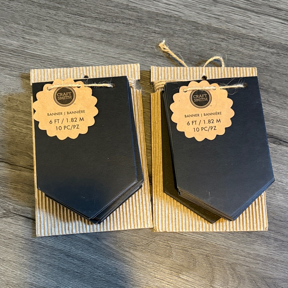 Craft Smith Black Banner Set